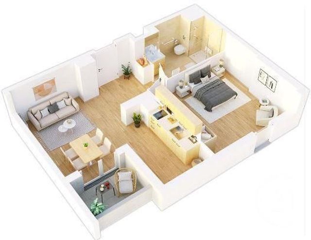 Afficher la photo en grand Appartement F2 à vendre - 2 pièces - 52.53 m2 - TOULOUSE - 31 - MIDI-PYRENEES - Century 21 Idéa