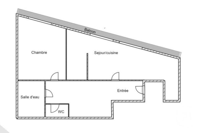 Appartement à vendre - 2 pièces - 46.15 m2 - TOULOUSE - 31 - MIDI-PYRENEES - Century 21 Idéa