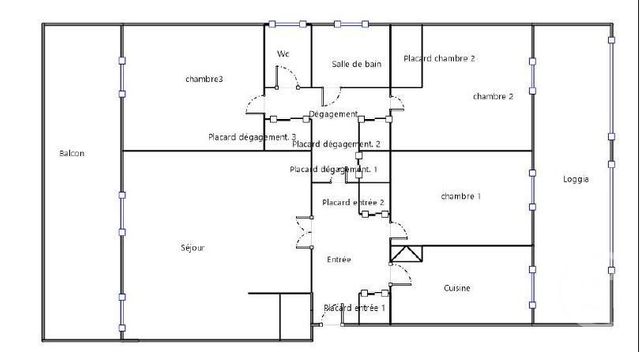 Appartement F4 à vendre - 4 pièces - 90.99 m2 - TOULOUSE - 31 - MIDI-PYRENEES - Century 21 Idéa
